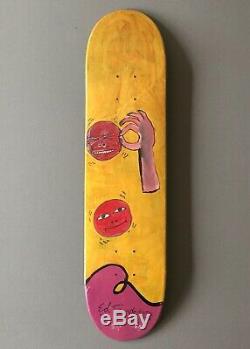 Toy Machine Ed Templeton Hand Painted Limited Edition Deck From 1994 46/50 RARE