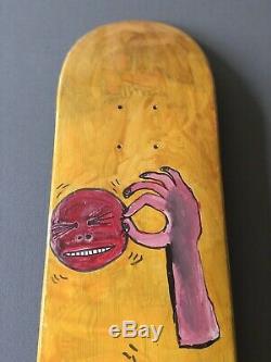 Toy Machine Ed Templeton Hand Painted Limited Edition Deck From 1994 46/50 RARE