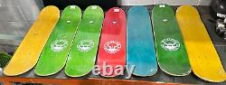 Toy Machine and House of Vista Skateboard Deck Lot (NO GRIPS) 7 TOTAL