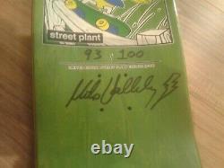 Ultra Rare 2015 Street Plant Mike Vallely AUTOGRAPHED #93/100 skateboard Deck