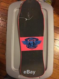 Used 1983Powell PeraltaTony HawkSignedSkateboard Deck! Vintage
