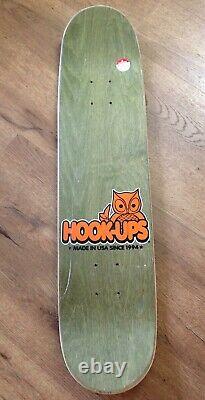VINTAGE NEW NOS 2002 HOOK-UPS Rival Schools 2 Skateboard Deck SEAN CLIVER 7.5