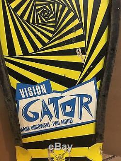 Vintage Vision Gator Mark Rogowski Pro Model Skateboard Deck