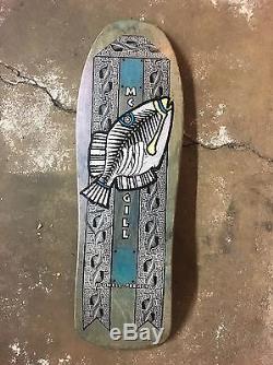 VIntage Powell Peralta Mike McGill Humu Trigger Fish skateboard Deck 1990