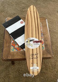 VTG Greg Noll Travel Well Wooden Skateboard Deck Sidewalk Cruiser & COVER