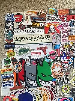 VTG Sticker Collection Over 300 Powell Peralta Thrasher Independent Vans + More