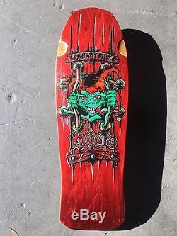 Very Rare 1987 NOS MINT Schmitt Stix John Lucero X 2 Skateboard Deck