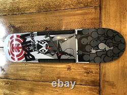 Very Rare Bam Margera Element Skateboard Deck Never Used But Scratched Up