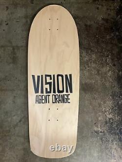Very Rare NOS Vision Agent Orange skateboard Mint in Shrink Sims