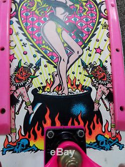 Vintage1987Santa CruzSalba VoodooSteve AlbaSkateboard Deck! Witch, powell, g&s
