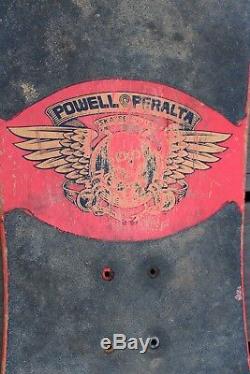 Vintage 1983 OG Tony Hawk Powell Peralta Skateboard Skate Deck Skull Bones Rare