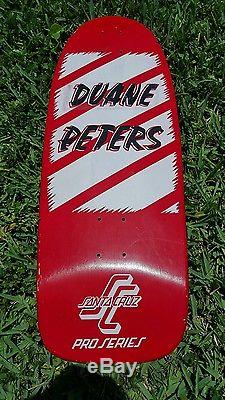 Vintage 1985 Duane Peters Skateboard Deck