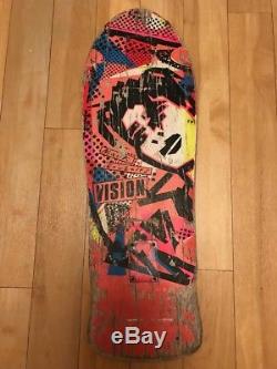 Vintage 1985 Vision Mark Gonzales Skateboard Deck OG Not Reissue Used Blind Gonz
