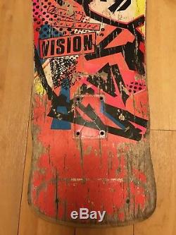 Vintage 1985 Vision Mark Gonzales Skateboard Deck OG Not Reissue Used Blind Gonz