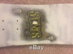Vintage 1986 Sims Jeff Phillips Tie Dye Demon Skateboard Deck