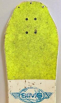 Vintage 1986 Sims Jeff Phillips Tie Dye Skateboard Deck White Dip Used RARE