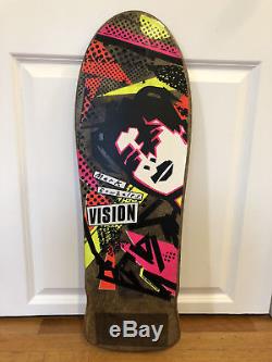 Vintage 1986 Vision Mark Gonzales skateboard deck. Original, not a reissue
