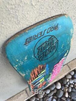 Vintage 1987 Santa Cruz Jeff Kendall Pumpkin skateboard deck Rare Jim Phillips