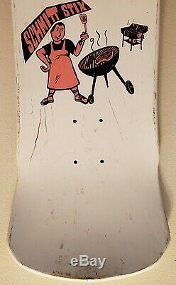 Vintage 1987 Schmitt Stix Joe Lopes Bar- B-Q Skateboard Deck (Not a reissue)