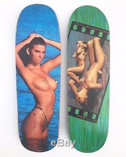 Vintage 1992 Jaya Bonderov Santa Cruz Slick Deck Skateboard NOS Topless Lady 90s