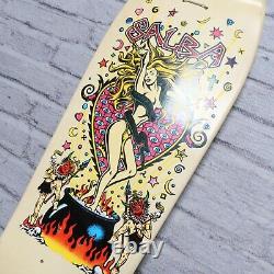 Vintage 2000s Santa Cruz Salba Witch Doctor Reissue Skateboard Deck New