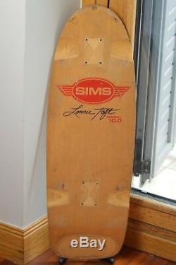 Vintage 70's SIMS LONNIE TOFT 10.0 Skateboard Deck