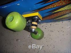 Vintage 80`s SIMS Skateboard complete deck SIMS STREET WHEELS