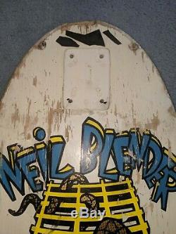 Vintage 80s G&S Neil Blender skateboard deck og Powell Santa Cruz Sims Vision