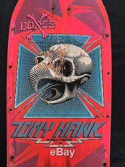 Vintage 80s OG Powell Peralta Tony Hawk Skateboard Deck Bottle nose