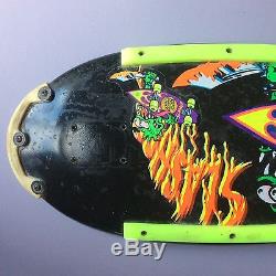 Vintage 80s Santa Cruz Keith Meek Slasher Skateboard Deck