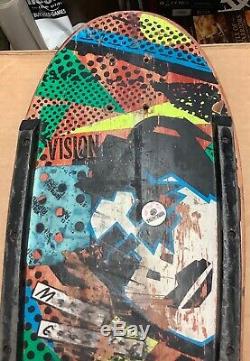 Vintage 80s Vision MARK GONZALEZ Pro Model Skateboard Deck Used