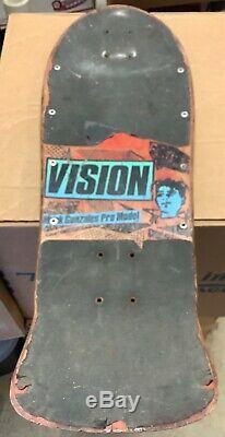 Vintage 80s Vision MARK GONZALEZ Pro Model Skateboard Deck Used