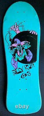 Vintage G&S Billy Ruff Puppet Skateboard Deck NOS 1986