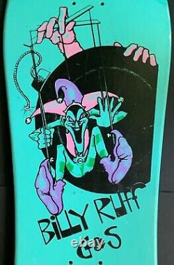 Vintage G&S Billy Ruff Puppet Skateboard Deck NOS 1986