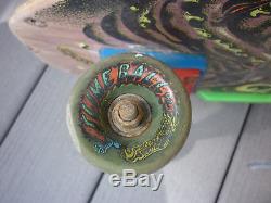 Vintage Green/Pink Rob Roskopp 80's Santa Cruz Skateboard Tracker Slime Balls