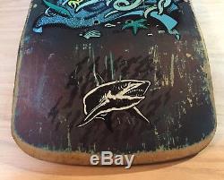 Vintage Jason Jessee Shark Tail Neptune Santa Cruz Skateboard Deck Jim Phillips