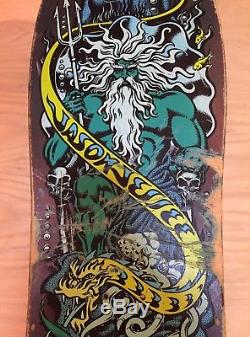 Vintage Jason Jessee Shark Tail Neptune Santa Cruz Skateboard Deck Jim Phillips