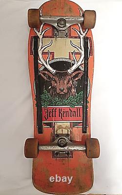 Vintage Jeff Kendall Jagermeister Santa Cruz Skateboard very rare collectible