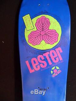 Vintage Lester Kasai Tracker Skateboard deck, NOS