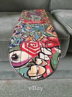 Vintage Natas 101 Graffiti skateboard deck