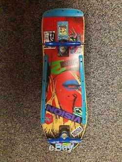 Vintage OG Vision Aggressor 2 80s Skateboard Deck Rare
