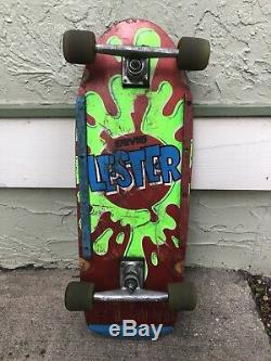 Vintage Original SIMS Lester Kasai Rare Skateboard Deck