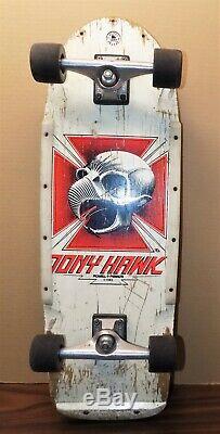 Vintage POWELL PERALTA 1983 TONY HAWK CHICKEN SKULL DECK complete skateboard RAD