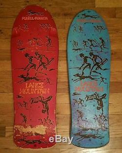Vintage Powell Peralta Lance Mountain Future Primitive x2 skateboard decks