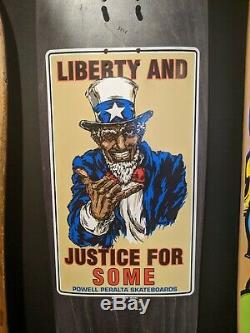 Vintage Powell Peralta Liberty and Justice for Some OG Skateboard Deck Tony Hawk