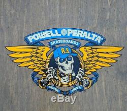 Vintage Powell Peralta Ray Barbee Skateboard Deck Teal Stain RARE Tony Hawk