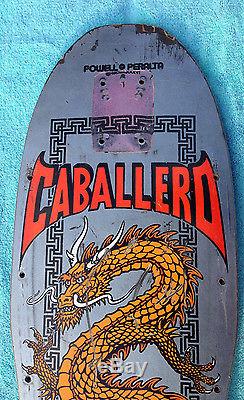 Vintage Powell Peralta Steve Caballero Chinese Dragon Skateboard Deck