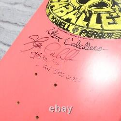 Vintage Powell Peralta Steve Caballero Signed Dragon Skateboard Deck