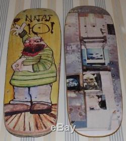 Vintage Rare Natas Kaupas 101 Skateboard Bolts Slick Near Mint Powell Peralta