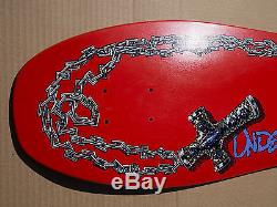 Vintage Rare Powell Peralta Ray Underhill Cross and Chains skateboard deck